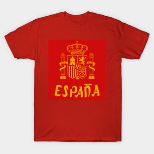 Spain world cup tshirt spanish fans T-Shirt